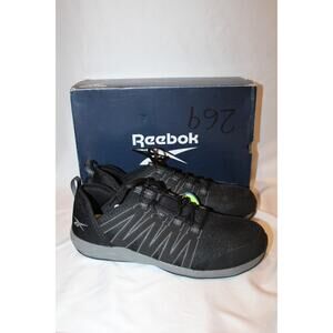 NIB Reebok Men's SZ 14 Astroride RB2211 Black Work Shoes Steel Toe Memory‎ Foam